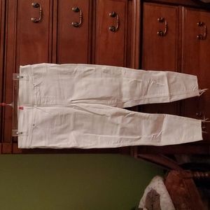 Spanx white skinny jeans